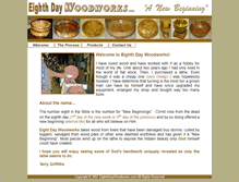 Tablet Screenshot of eighthdaywoodworks.com